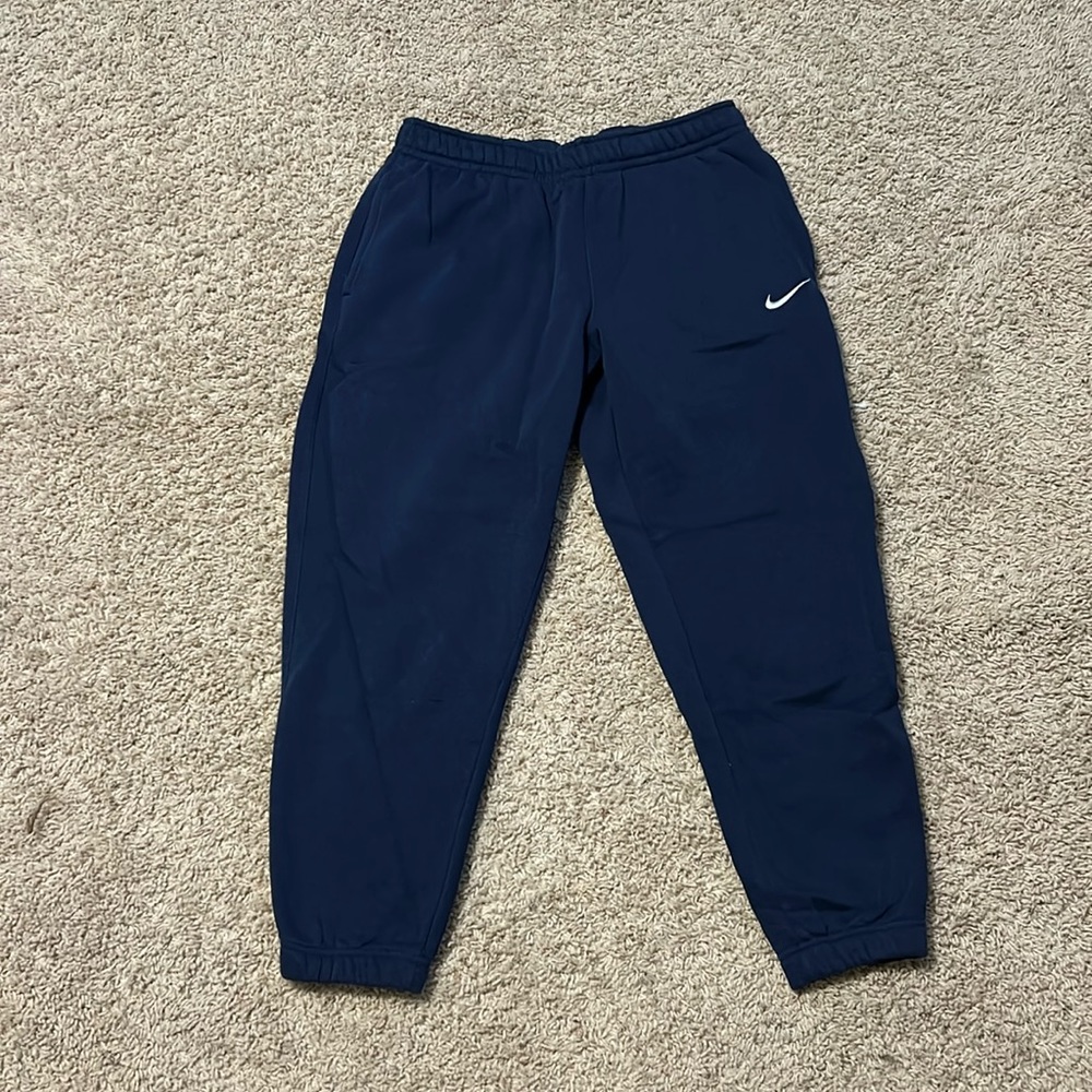 NIKE MEDIUM NAVY BLUE SWEATPANTS